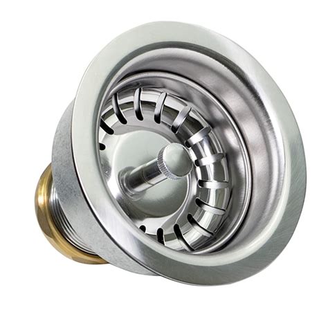 Everflow Stainless Steel Deep Duo Strainer 7532, Snaplock Basket with ...