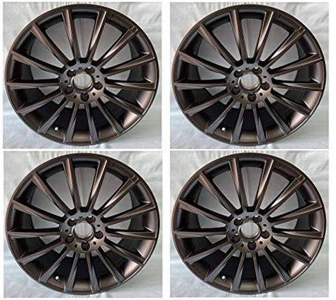 Buy 4pc 19" AMG Matt Black WHEELS RIMS fit Benz E CLASS E320 E350 E500 ...
