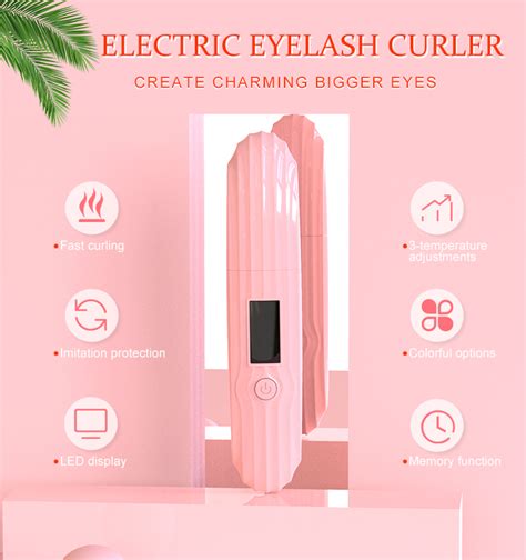 2020 Mini Usb Rechargeable Electronic Eye Lash Lift Curler Electric ...