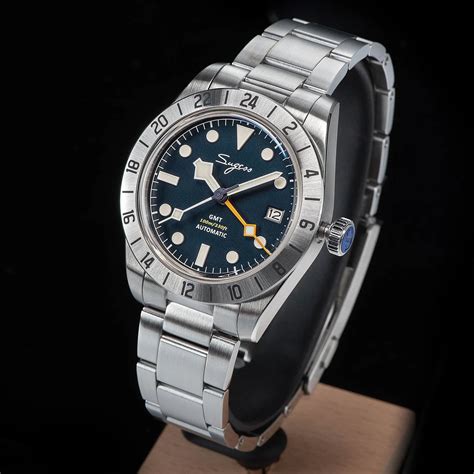 Heritage S431 BB GMT (Seiko NH34 GMT movement) - Blue – DREAM WATCHES