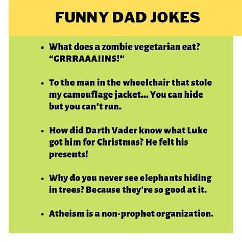 70 Best "Dad Jokes" for 2021 - Athlon Sports