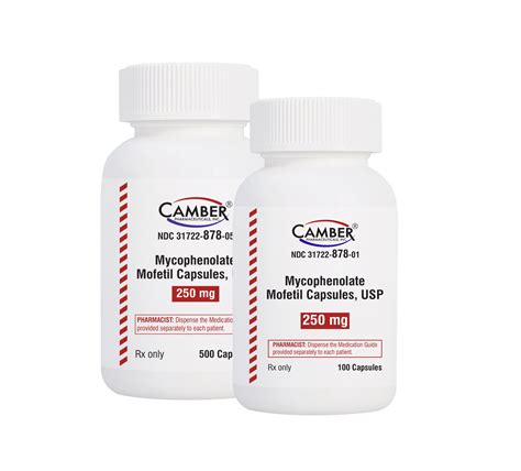 Camber Launches Mycophenolate Mofetil Capsules – Camber Pharmaceuticals