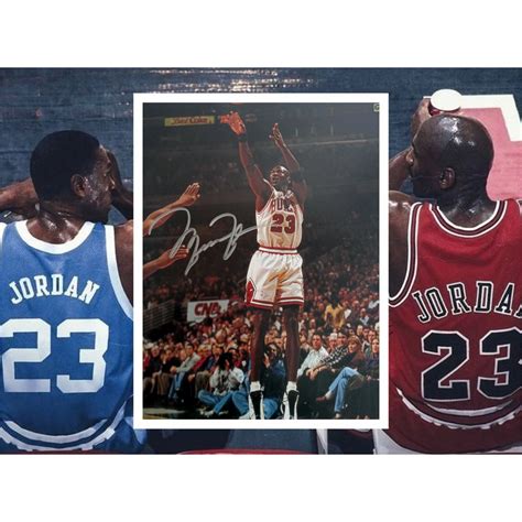 Michael Jordan Rings 8x10 signed photo with proof - Awesome Artifacts