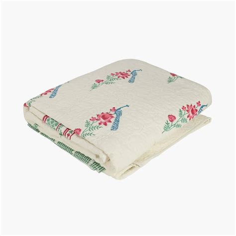 Buy INDIA CIRCUS Perching Peacock 3-Pc. Double Bed Cover Set - 225 cm x ...