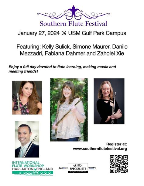 XI - Southern Flute Festival, USM Gulf Coast Campus-Long Beach,MS ...