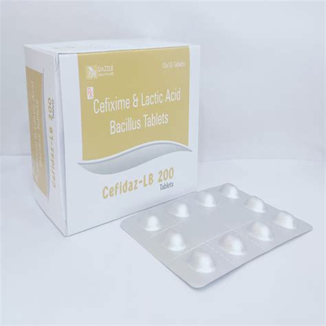 CEFIDAZ-LB 200 Tablets Novalab Healthcare Pvt. Ltd.