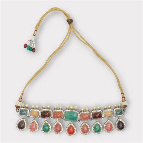 Zaza By Somya - Captivating Contemporary Choker Set - Elahe
