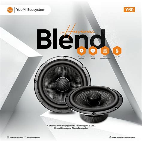 Y60-Yuemi Ecosystem Coaxial Speakers – yuemiecosystemonline