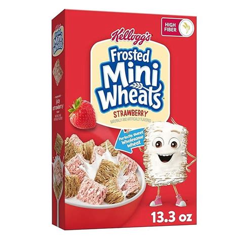 Kellogg's Frosted Mini-Wheats Breakfast Cereal, Kids Cereal, Family ...