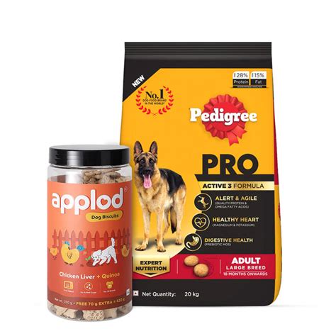 Pedigree PRO Dry Dog Food - Active Adult Dogs Large Breed (18+ Months ...
