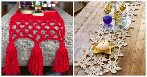 Image result for Christmas Crochet Table Runner Patterns