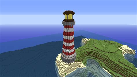 Minecraft Lighthouse Redstone