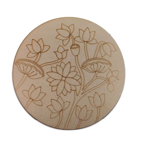 Buy Wooden Blank Bases Patches For Painting DIY Crafts Arts online ...
