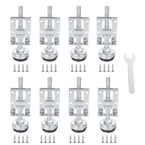 LANIAKEA 8PCS Heavy Duty Leveling Feet, Adjustable Load Levelers Foot ...