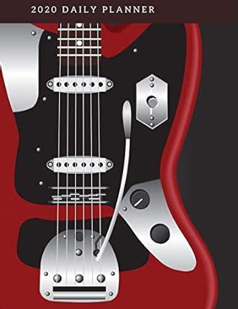 Buy 2020 Daily Planner: Red Rock Guitar 366 Days Daily Timeline ...