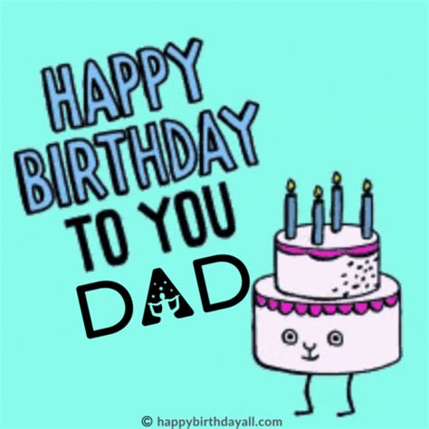 Amazing Happy Birthday Dad GIFs Download for Free