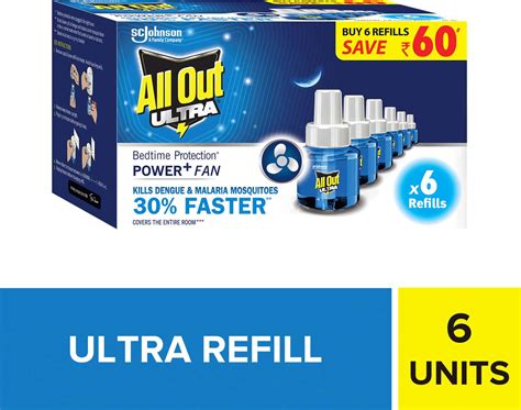 Buy ALL OUT ULTRA MOSQUITO REPELLANT COMBI PACK (MACHINE + 2 REFILLS ...
