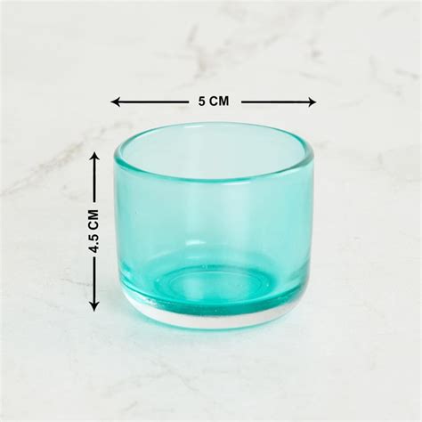 Buy Garnet Set of 10 Glass T-Light Holders from Home Centre at just INR ...