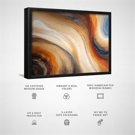 Buy Warm Color Palette And Organic Flow Abstract Painting Online at ...