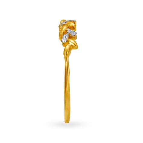 Vine Diamond Finger Ring