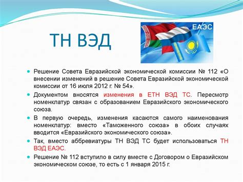 ТН ВЭД – что это?