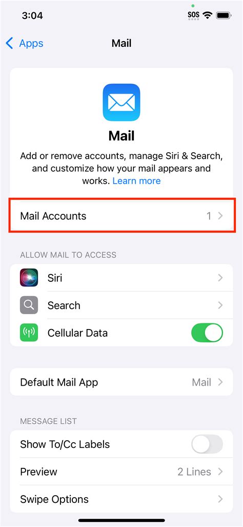 Email Setup iOS 的图像结果