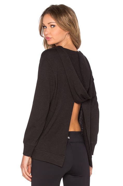 Lanston Split Back Hoodie in Black | REVOLVE