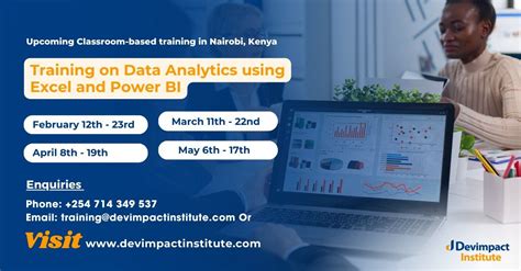 Training on Data Analytics using Excel and Power BI, Nairobi kenya, 4 ...