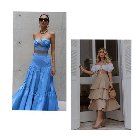 Long Skirt with Crop Top : Perfect Ways To Style Them – Salty Accessories