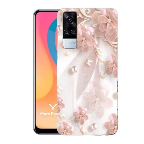 Hard Plastic 3D Printed for Vivo Y51/Y31/Y51A Flower Multi Colour for ...