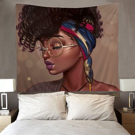 African American Women Tapestries Hippie Wall Hang... – Vicedeal