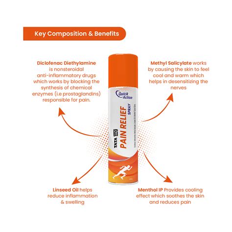 Combo Pack of Tata 1mg Lumbar Sacral Belt & Tata 1mg Pain Relief Spray ...