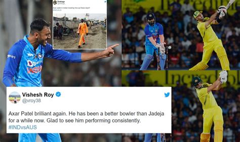 "Easily best left-arm spinner in India"- Fans heap praise on Axar Patel ...