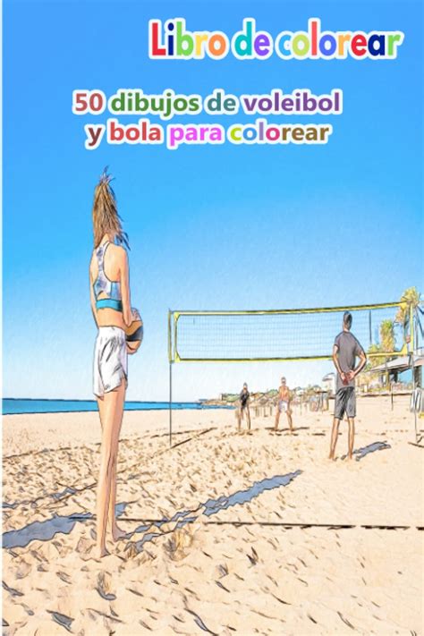 Libro De Colorear 50 Dibujos De Voleibol Y Bola Para | Desertcart INDIA