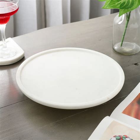 Rotating Marble Cake Stand white – NikkisPride