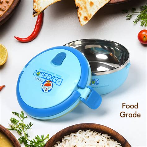 2874A Single Layer Doraemon Steel Lunch Box High Quality — Deodap
