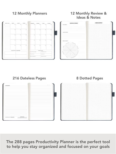 Step by Step Productivity Planner, Undated Planners, Productivity Planners