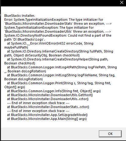 Image result for BlueStacks Installing Problem