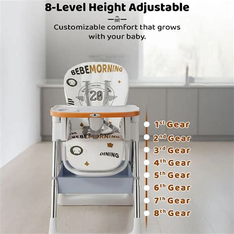 Galaxy Star Baby High Chair, Foldable Feeding Chair, Dining Chair
