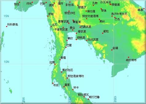 泰国地图中文版高清_泰国旅游地图 - 随意优惠券