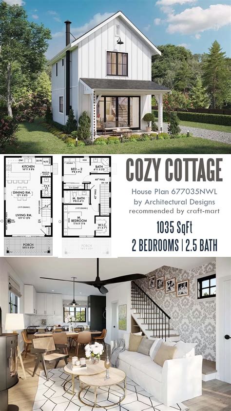 11 Small Cottage House Plans: Charming and Budget-Friendly | Cottage ...