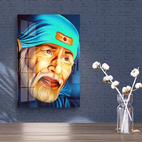 Buy Shirdi Sai Baba Acrylic Wall Art – ClassyArtZ.com