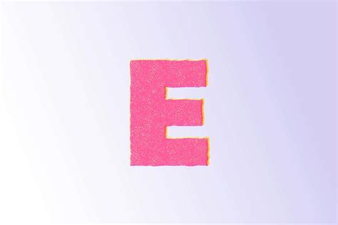 Download Pink Glitter Letter E Wallpaper | Wallpapers.com