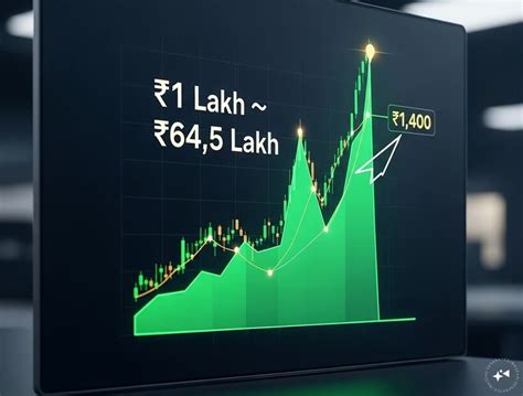 Multibagger Stock: 22 રુપિયાનો શેર 1400 પાર; 1 લાખના બન્યા 64 લાખ ...