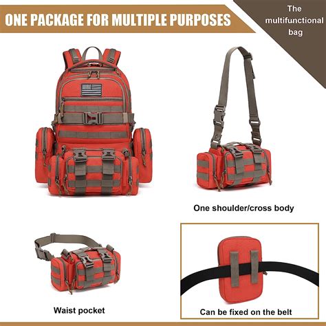 Buy Wotony Tactical Backpack Military Army Rucksack 50L Large Assault ...