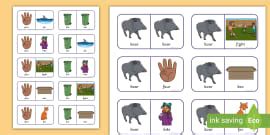 Minimal Pairs ‘b’ and ‘v’ Dominoes