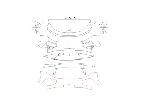 Purchase the patterns for body and interior protection of Xpeng