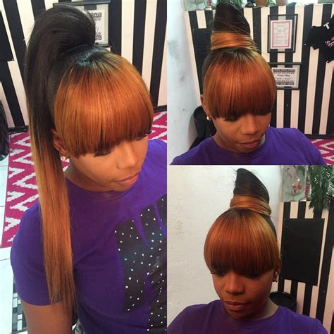 Pin by 🌴çąŗįɓɓęąŋ мαмι🌺 on t️ʜat ʜaɪʀ thouʜ ️ | Weave ponytails with ...