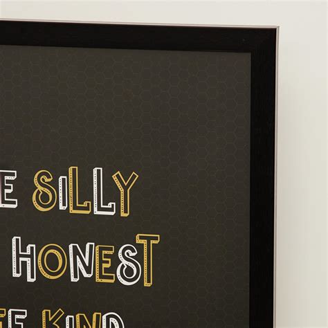 Buy Get That Look Black Canvas Honeybee Picture Frame- 40 x 40 cm from ...