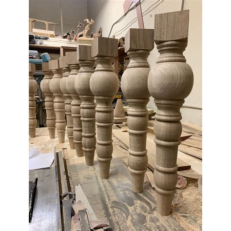Tony's Wood Turning Making Custom Dining Table Legs – Mortise & Tenon